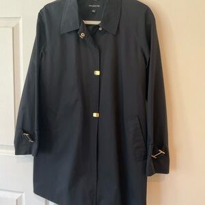 Jones New York Women's Black Trench Coat